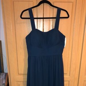 Azazie Chantelle Bridesmaid Dres A10 Navy